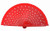 La Señorita Spanish Flamenco Fan wood Hand Fan Dress costume red with white dots