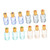 FOMIYES 12pcs Roller Octagonal Roller Bottle Glass 12ml Refillable Container Sub Package Bottle Essential Oil Roller Glass Containers Portable Perfume Bottle Travel Perfume Bottle