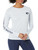 Costa Del Mar Women's Tech Array Performance Long Sleeve Crew Shirt, Pearl Grey, Large