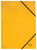 Leitz Recycle Card Folder with Elastic Band Closure A4 Yellow