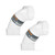 POWERTEC 70336-P2 2-1/2" OD 90 Degree Elbow - ABS Plastic Dust Collector Connector (Clear), 2 PK