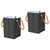 Cabilock 2pcs laundry basket felt clothes basket laundry hamper collapsible Clothes Organizer laundry storage basket square baskets for storage Foldable Storage Container household manager