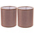 2pcs Linen fabric lampshade lamp shades for wall lamps Cylinder Lampshade Replacement rustic lamp shade drum lampshade linen lampshade chandelier light floor lamp light drum