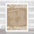 from The Ground Up Burlap & Lace Song Lyric Quote Print
