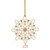 LENOX 2023 Annual Gemmed Snowflake Ornament, 0.20 LB, Ivory