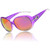 DUCO Women's Shades Classic Oversized Polarized Sunglasses 100% UV Protection 6214 (Gradient Purple Frame Revo Red Lens)