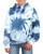 GAMISOTE Unisex Kids Tie Dye Sweatshirt Boys Girls Hooded Kangaroo Pocket Pullover Hoodies Navy