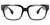 Zeelool Classic Rectangle Eyeglasses Frame for Women Men with Non-prescription Clear Lens Colin FP0511-04 Black