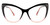 Zeelool Stylish TR90 Oversized Cat Eye Blue Light Blocking Glasses for Women Shelby OT414973-04 Black-Pink