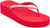 CLOVERLAY Women's Flip Flops Flat Sandals Comfortable Soft Cushion Summer Beach Thong Sandals (9, Red)