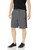 adidas Men's Essentials Fleece 3-Stripes Shorts, Dark Grey Heather/Black, Large