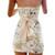 NUFIWI Women Floral Mini Dress Y2k Short Bodycon Tube Dress Off Shoulder Sleeveless Cute Print Dresses Sexy Clubwear(Strapless Retro,S)