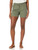 Briggs New York Women's Linen Pull ON Drawstring Short with WELT Pockets Olive