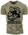 Workout Shirts for Men, Biceps Get in Your Way Gym Shirt Funny Sayings Lifting T-Shirt (X-Large, Biceps Way Military Green)