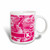 3dRose Cute Pink Camo Camouflage Letter K Magic Transforming Mug, 11-Ounce