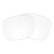 Revant Replacement Lenses Compatible With Spy Optic Discord, Non-Polarized, Crystal Clear