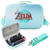 Flyekist Zelda Carrying Case for Nintendo Switch/Switch OLED Model, Portable Hard Travel Case All Protective Soft Lining 18Games Storage Bag for Switch Console Pro Controller & Accessories