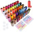 95Pcs 45 Colors Prewound Bobbins Sewing Threads, 400 Yards Sewing Thread with Case, Polyester Thread Spools Assortment Sewing Thread Bobbin, Thread for Sewing Hand&Machine DIY and Home