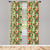 Ambesonne Tropical Window Curtains, Exotic Pattern with Plumeria Hibiscus Monstera Palm Flowers and Leaves, Lightweight Decor 2-Panel Set with Rod Pocket, Pair of - 28" x 84", Red Yellow