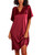 Ekouaer Women's Sexy Nightgowns Satin Short Sleeve V Neck Silk Sleepwear Soft Sexy Sleepshirt Loose Fit Pajama Dress (Wine Red, M) Ekouaer Women's Sexy Nightgowns Satin Short Sleeve V Neck Silk Sleepwear Soft Sexy Sleepshirt Loose Fit Pajama Dress (Wine Red, M)
