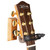 String Swing Guitar Wall Mount Hanger with Keeper Strap- Electric Acoustic and Bass Guitars CC01K-C