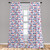 Ambesonne Starfish Window Curtains, Nautical Pattern with Navy Marine Red Starfish Shells Scallops Seahorses, Lightweight Decor 2-Panel Set with Rod Pocket, Pair of - 28" x 63", Multicolor