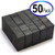 CMS Magnetics Domino Size Magnet - 1 7/8 x 7/8 x 3/8" Ceramic Magnets Grade 8 - For Crafts, Science and Hobbies - Hard Ferrite Grade 8-50 Pieces