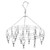 ELINP Hanging Drying Rack, 20 Clip Socks Rack Underwear Drying Hanger Stainless Steel Clothes Hanger Multifunctional Laundry Rack
