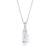 iJewelry2 Sterling Silver Clear CZ Lady Kitten Cat Pendant Necklace