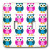 3dRose LSP_6080_2 Blue and Pink Owls Print Double Toggle Switch, Multicolor