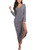 COLORFULLEAF Nightgowns for Women Long Sleeve Soft Nightshirts V Neck Full Length Sleepwear Casual Loungewear(Grey, L) COLORFULLEAF Nightgowns for Women Long Sleeve Soft Nightshirts V Neck Full Length Sleepwear Casual Loungewear(Grey, L)