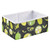 Black Lemon Storage Basket Storage Bin Rectangular Collapsible Laundry Baskets Nursery Storage Hamper Organizer for Home Office Dorm Shelf