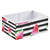 Watermelon Storage Basket Storage Bin Rectangular Collapsible Laundry Baskets Nursery Storage Hamper Organizer for Home Office Dorm Shelf