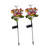 DOITOOL 2pcs Solar Ground Plug Light Solar Stake Garden Landscape Light Solar Flower Light Solar Lawn Light Solar Butterfly Stake Lights Solar Lights Outdoor Butterfly Led Abs Ground Light