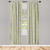 Ambesonne Leaf Curtains, Repeating Autumnal Foliage Abstract Lines Geometrical Interpretation Pattern, Window Treatments 2 Panel Set for Living Room Bedroom, Pair of - 28" x 95", Mustard Green