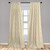Ambesonne Spring Window Curtains, Tulips with Fresh Leafage Botanical Seasonal Flora on Ivory Background, Lightweight Decor 2-Panel Set with Rod Pocket, Pair of - 28" x 63", Ivory Coral and Green