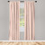 Ambesonne Stripes Window Curtains, Pastel Colored Vertical Stripes Pastel Toned Ornamental Retro Arrangement, Lightweight Decor 2-Panel Set with Rod Pocket, Pair of - 28" x 95", Pale Peach and Rose