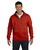By Hanes Hanes 78 Oz EcoSmart 50/50 Full-Zip Hood - Deep Red - L - (Style # P180 - Original Label)