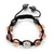 Avalaya Transparent Pink & Clear Crystal Ball Beaded Bracelet -10mm - Adjustable