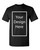 Add Your Own and Text Design Custom Personalized Adult T-Shirt Tee (XX Large, Black)