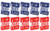 Aviator Standard Index Playing Cards - 5 Red Decks and 5 Blue Decks