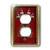 3dRose lsp_23855_6 Reindeer and Christmas Tree 2-Plug Outlet Cover