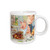 3dRose Dinner at The Pig House Ceramic Mug, 15-Ounce