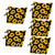 Beavorty 10 Pcs Sunflower Makeup Bag Small Makeup Pouch Lovely Cosmetic Bags Pouch for Printed Cosmetic Bag Waist Bag Zipper Storage Bags Travel Sundries Bag Makeup Box Polyester Cute