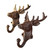 NOLITOY 2pcs Deer Coat Hooks Clothing Hook Antlers Wall Hook Deer Wall Mount Hanger Hooks Vintage Hook Deer Hook Calendar Hanger Heavy Duty Hook Deer Hooks Coat Hanger Ordinary