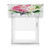 LIGUTARS Curtain Valances, Floral Blackout Window Curtains Ombre, Hydrangea Flower Bouquet in Watercolor Blossoms Botany, 42" W x 18" L, for Living Room, Bedroom, Kitchen, Bathroom, Pink Yellow
