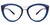 Zeelool Women's Chic Cat Eye Glasses Non-prescription Frame with Clear Lens Carol FX0772-03 Blue