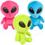 ArtCreativity Plush Alien Stuffed Toys for Kids, Set of 3, Super Soft Stuffed Space Toys in Vibrant Colors, Galaxy Party Decorations, Outer Space Party Favors, Huggable Space Alien Gifts for Kids