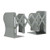 Clobeau Bookends Book Racks Metal Iron Adjustable Books Holder Stand Desk Nonskid Bookend Magazine File Holders Bookshelf Decor Desktop Organizer Bedroom Office School Book Ends Display