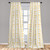 Ambesonne Botanical Window Curtains, Autumn Time Leafy Branches with Tansy Flowers on a Plain Background, Lightweight Decor 2-Panel Set with Rod Pocket, Pair of - 28" x 63", Earth Yellow and White